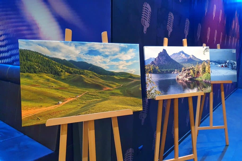 Info Shymkent - Gallery with pictures of Kazakhstan's landscapes at the Pre-Concert party to Dimash concert in Düsseldorf